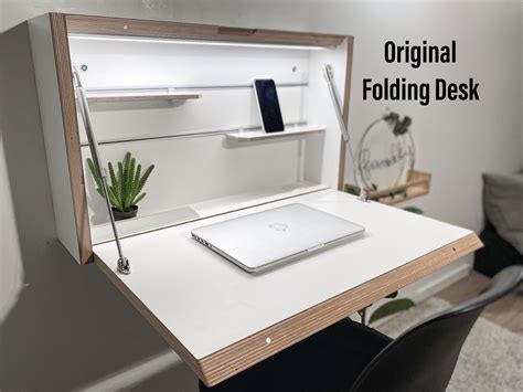 Original Desk Wall Mounted Folding Desk Space Saving Desk Office Desk ...