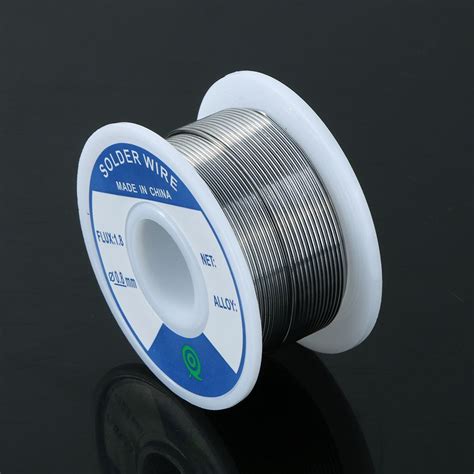 2021 Lead Free Tin Silver Solder Wire Flux 1.8 3% Silver 0.8mm Speaker DIY Material Solder ...