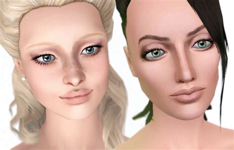 Mod The Sims - Semi-realistic default eyes and eyewhites (+ eyelash ...