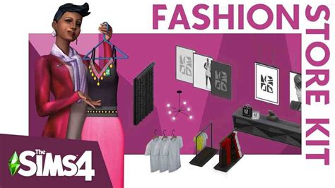 The Sims 4 Fashion Store Kit Pack - The Sim Architect