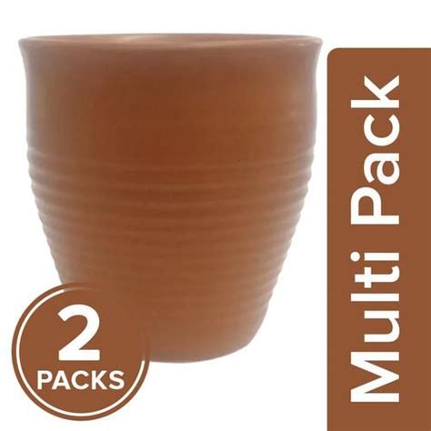 Buy Glass Ideas Tea/Chai/Coffee Ceramic Kullad - Brown Online at Best Price of Rs null - bigbasket