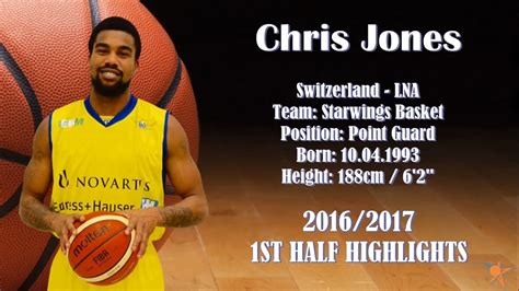 Chris Jones 2016/2017 1st Half Highlights - YouTube