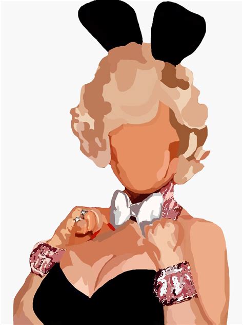 "Dolly Parton Bunny Sticker" Sticker by Reesestorey | Redbubble