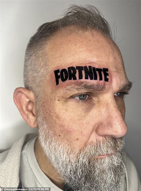 I have a giant Fortnite tattoo on my face after losing a bet to my son - Hotcelebon.com