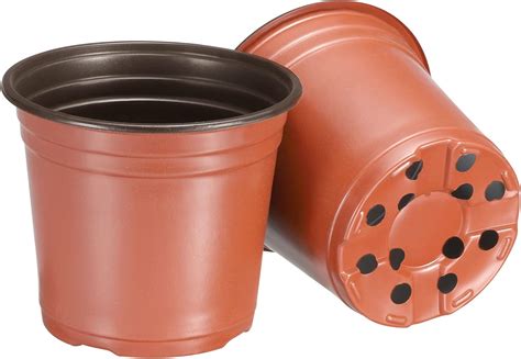 Amazon.com: M METERXITY 20 Pack Nursery Pots with Drainage Hole ...