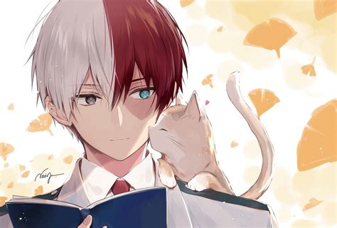 Anime Boys With White Hair And Cat Ears