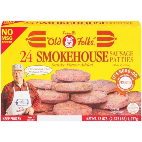 Purnell's Old Folks Smokehouse Sausage Patties (24 ct) - Instacart