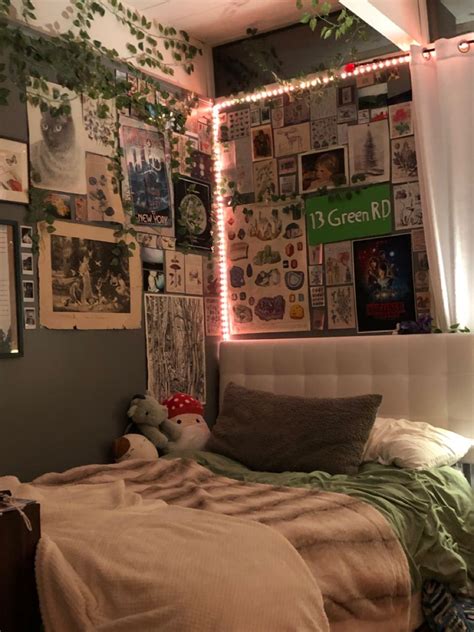 Indie Bedroom with Grunge and Fairycore Vibes