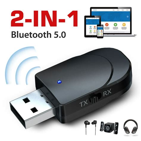 Bluetooth 5.0 Transmitter and Receiver 2-in-1, EEEkit Bluetooth ...