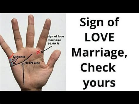 Palm Reading: #Love marriage line in female hand | Love marriage line in... : r/palmistry