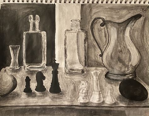 Still life 3 Value drawings – ART011