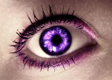 :::request::: A purple eye by ~Netizka on deviantART | Beautiful eyes color, Purple eyes ...