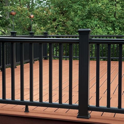 Trex 4.45-in x 4.45-in x 9-ft Charcoal Black Deck Post Sleeve in the ...