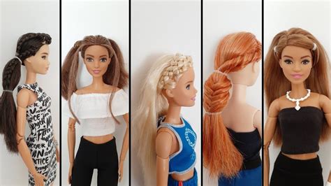 Easy Hairstyles For Barbie Dolls