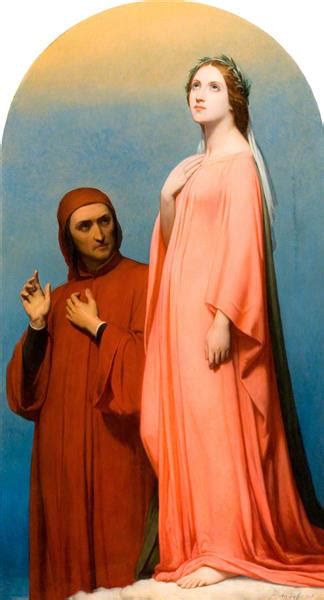 The Vision, Dante and Beatrice, 1846 - Ary Scheffer - WikiArt.org