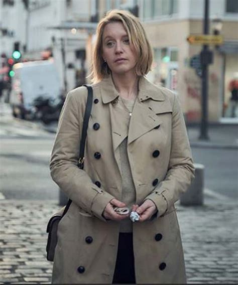 Lupin Claire (Ludivine Sagnier) Trench Coat | Claire Lupin Brown Coat