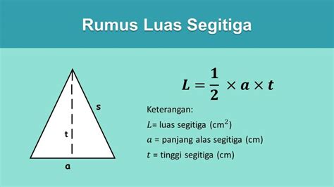 ﻿Rumus Luas Segitiga, Keliling, Siku-Siku & Contoh Soal [Lengkap ...