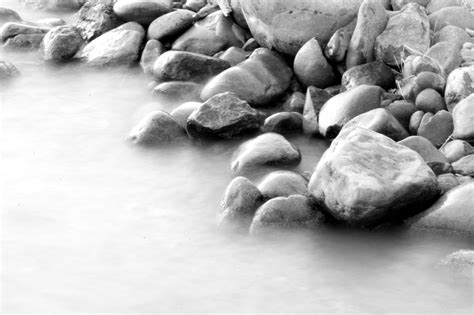 Rocks In Water Flow Free Stock Photo - Public Domain Pictures