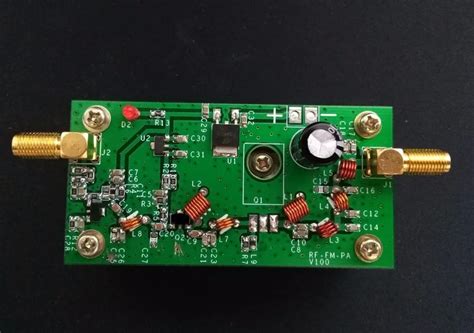 7W 65MHz 110MHz FM radio transmitter Power Amplifier Frequency input 1mW dc 12v-in Amplifier ...