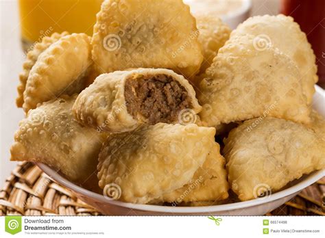 Brazilian snack. stock photo. Image of latin, carne, samosa - 66574498