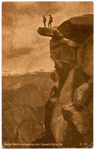 Yosemite National Park - Glacier Point, Overhanging Rock (D132)