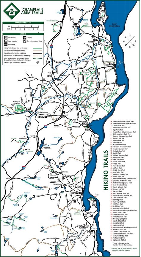 Champlain Area Trails Publishes New Trail Map - - The Adirondack Almanack