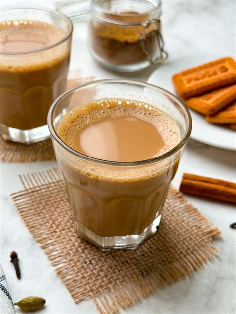 Indian Masala Chai (Spiced Milk Tea) - Indian Veggie Delight