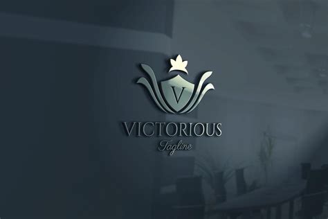 Victorious Logo | Creative Illustrator Templates ~ Creative Market