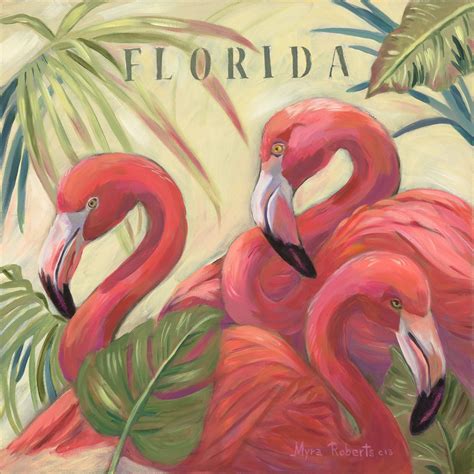 Three Flamingos Original oil painting Florida Flamingo, Fancy Flamingo ...