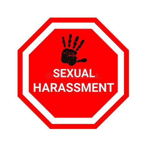 Stop Sexual Harassment Illustration Stock Illustration - Illustration of international, sign ...