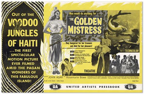 The Golden Mistress (1954) DVD-R Director: Abner Biberman (as Joel Judge) Writers: Lee Hewitt ...