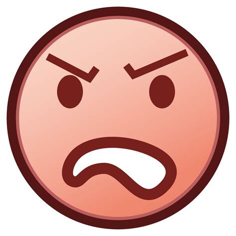 Frustrated Face Emoji Clipart
