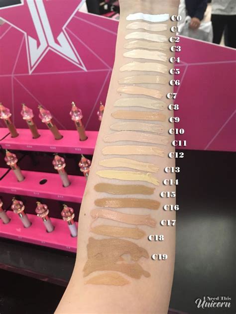 Jeffree Star Cosmetics Magic Star Concealer Swatches | I Need This ...