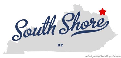 Map of South Shore, KY, Kentucky