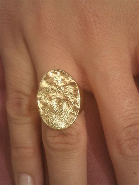 Large Signet Ring Gold Signet Rings for Women Oval Signet - Etsy