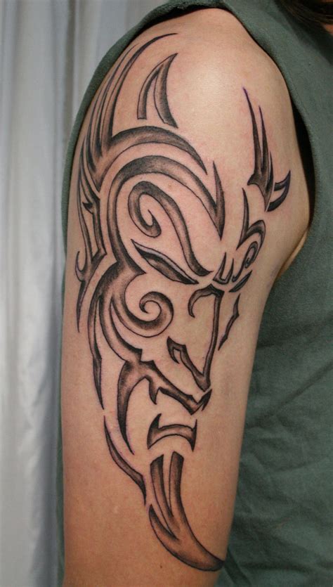 Tribal Devil Tattoo by 2Face-Tattoo on DeviantArt