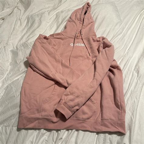 Glossier Hoodie Pink #glossier #sweatshirt #hoodie... - Depop