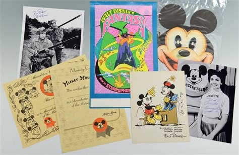 Lot 3088314: Group of Assorted Disney Memorabilia