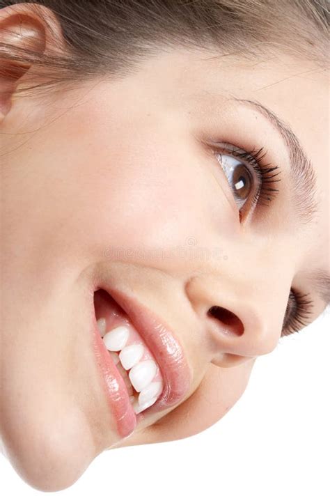 Woman smile and teeth stock image. Image of women, health - 7292995