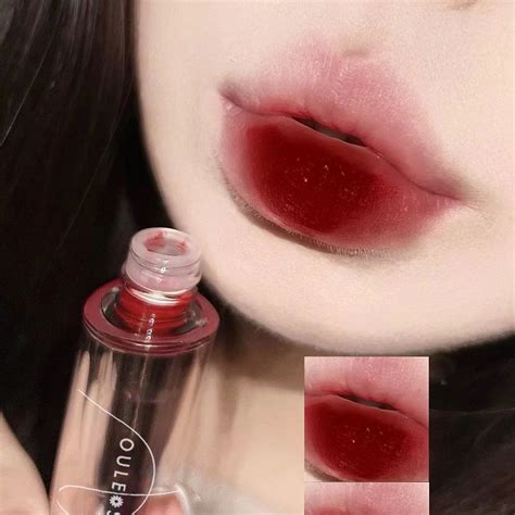 8 Color Dark Red Lip Glaze Matte Lip Gloss Moisturizer Liquid Lipstick Waterproof Long Lasting ...