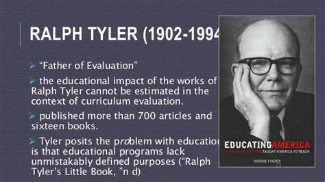 Ralph Tyler Objective Centered Model