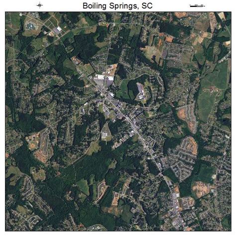 Aerial Photography Map of Boiling Springs, SC South Carolina