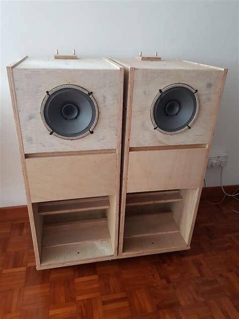 Full range speaker with Fostex Back loaded horn cabinet, Audio ...