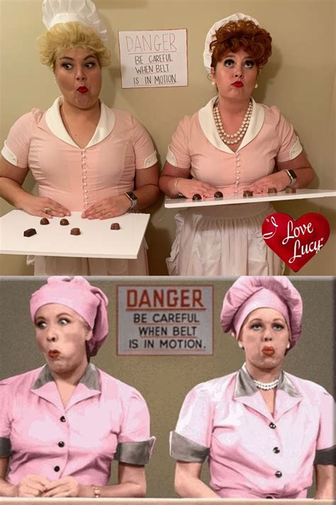 I Love Lucy - Chocolate Factory Lucy and Ethel Halloween Costume | I ...