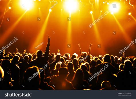 Cheering Crowd At Concert Stock Photo 83514850 : Shutterstock