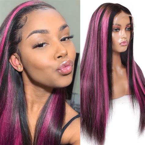 Aggregate 80+ pink streaks in black hair super hot - in.eteachers