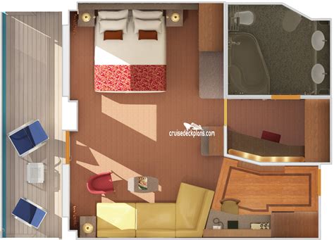 Carnival Grand Suite Floor Plan - floorplans.click