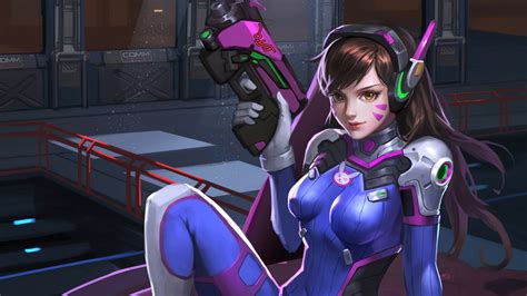 1920x1080 Dva Overwatch Art 2020 Laptop Full HD 1080P ,HD 4k Wallpapers ...