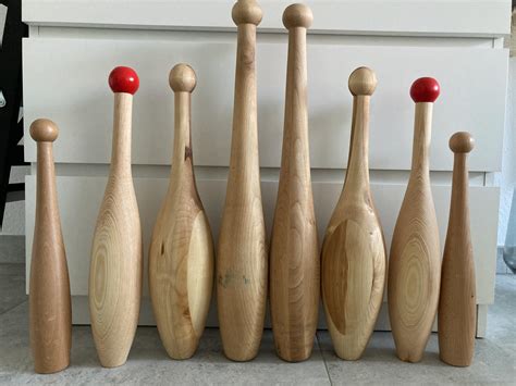 My wooden clubs collection : r/clubbells