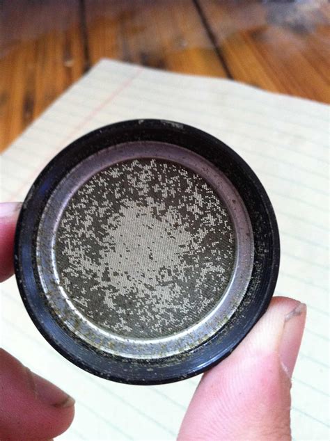 This is my kief screen. Its starting to get clogged... How can i clean it? Toothbrush didnt ...